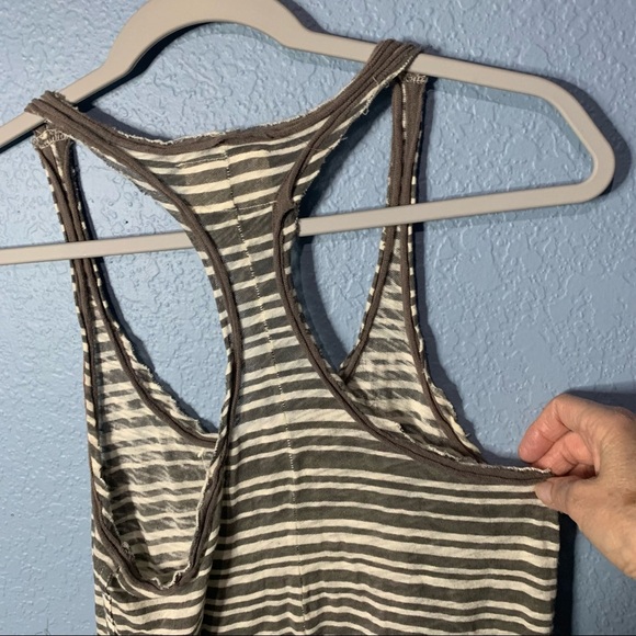 Rag & Bone Knit Striped Racerback Tank Top - Picture 4 of 6